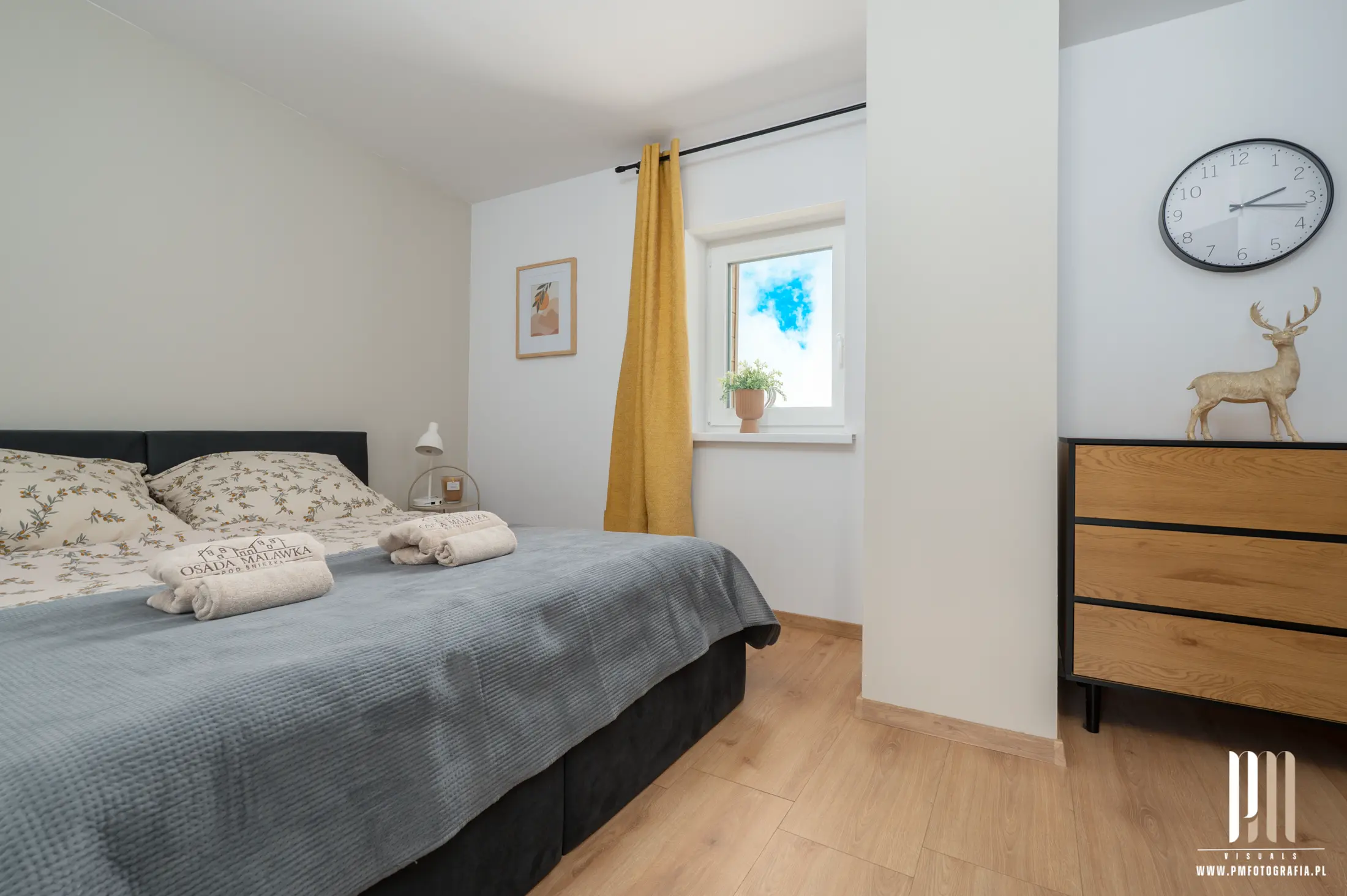 Górski widok z balkonu apartamentu